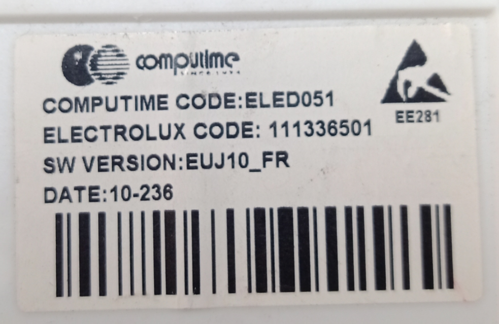 #E4 AEG Electrolux 111336501 Elektronik 911426007/01 1113365017