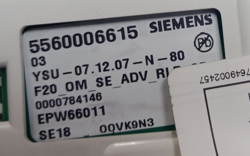 #V2 Bosch Siemens WM14S740/09 5560006615 Elektronik 00666705 0000784146 EPW66011 9000169355 1312071817