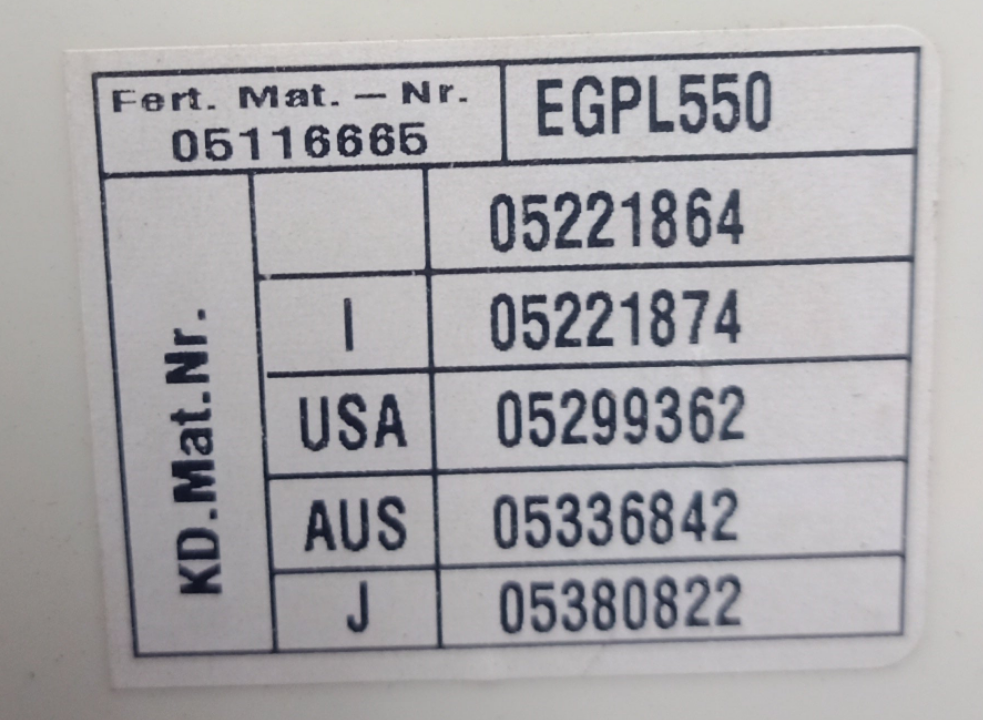 #E8 Miele G680I Elektronik Modul 05116665 EGPL550 05221864 05221874 05299362 05336842 05380822 Nr. 24 53596310 04246254