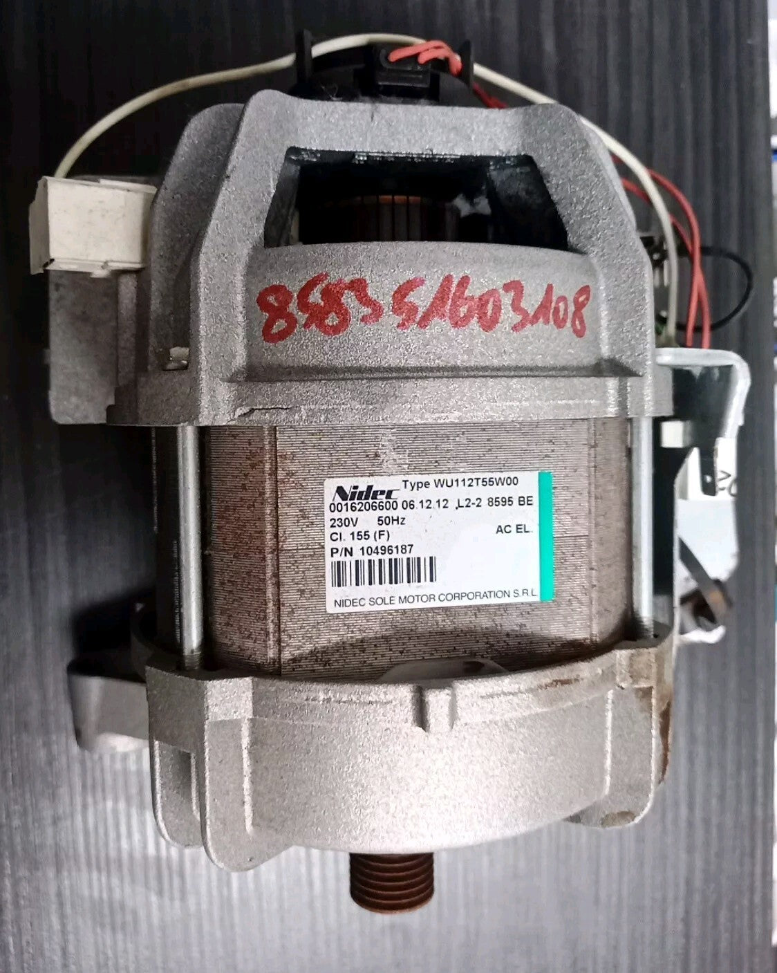 #I10 Whirlpool 858351603108 481010496187 0016206600 10496187 Motor