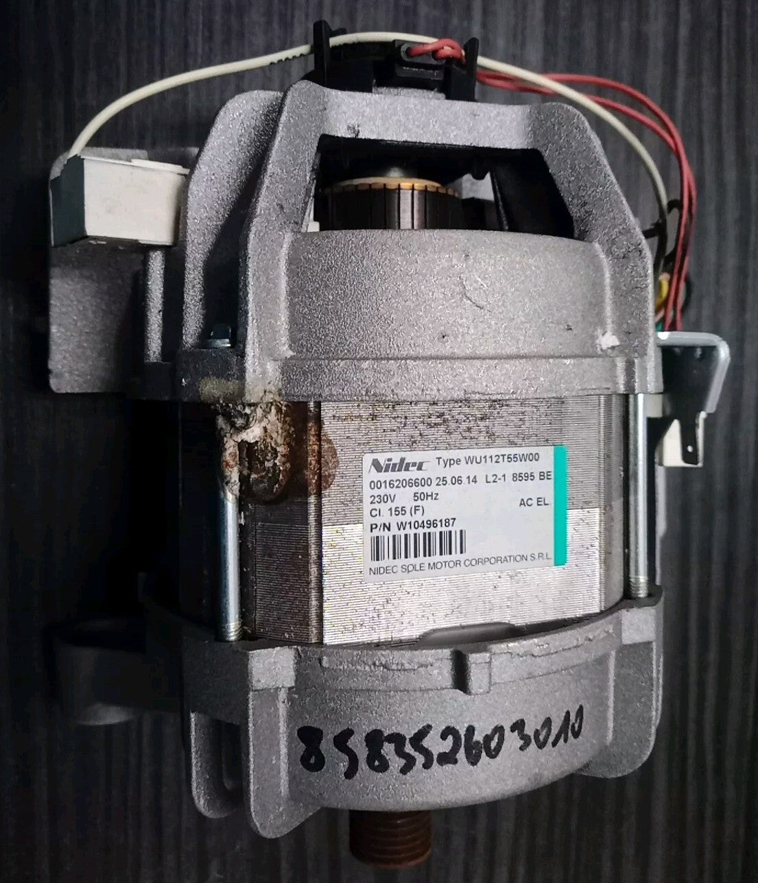 #I13 Whirlpool 858352603010 481010496187 0016206600 Motor