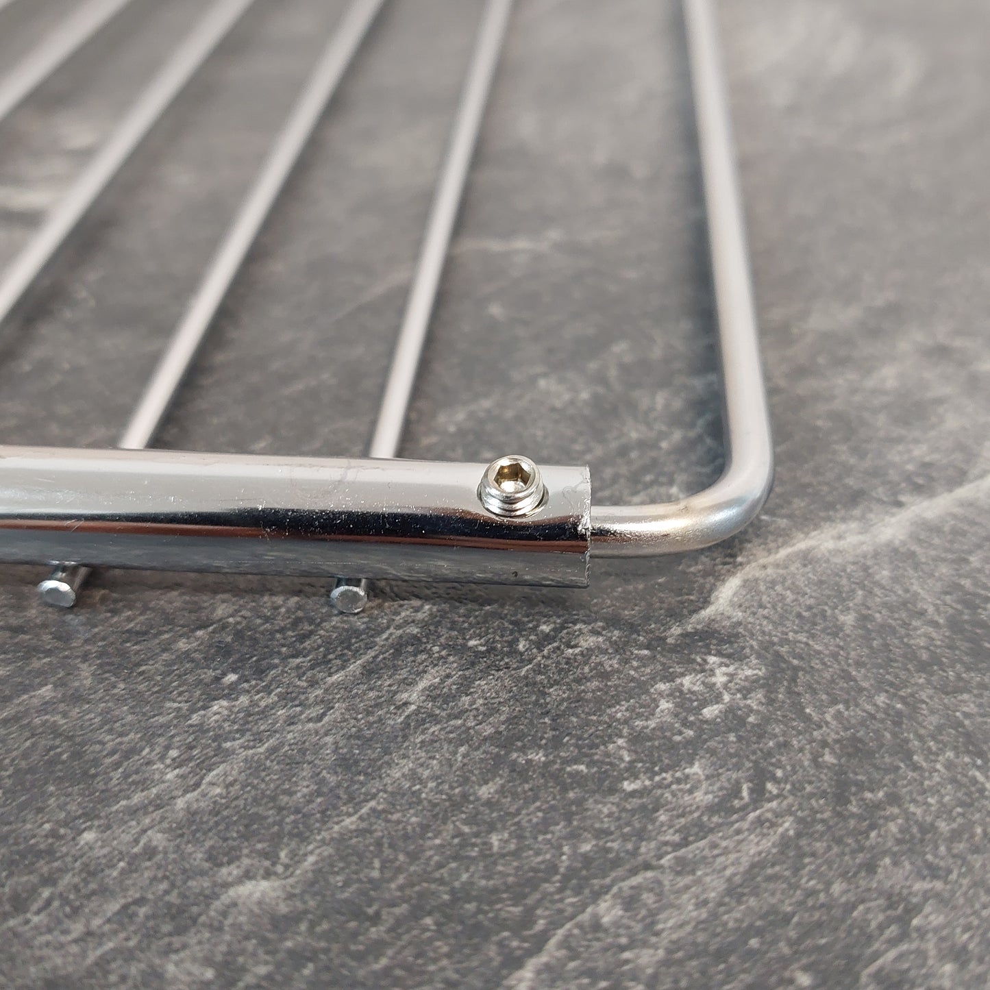 Universal Grillrost 32 cm x 37 - 65 cm AUSZIEHBAR Backofenrost verstellbar Grillgitter Made in Italy 🇮🇹