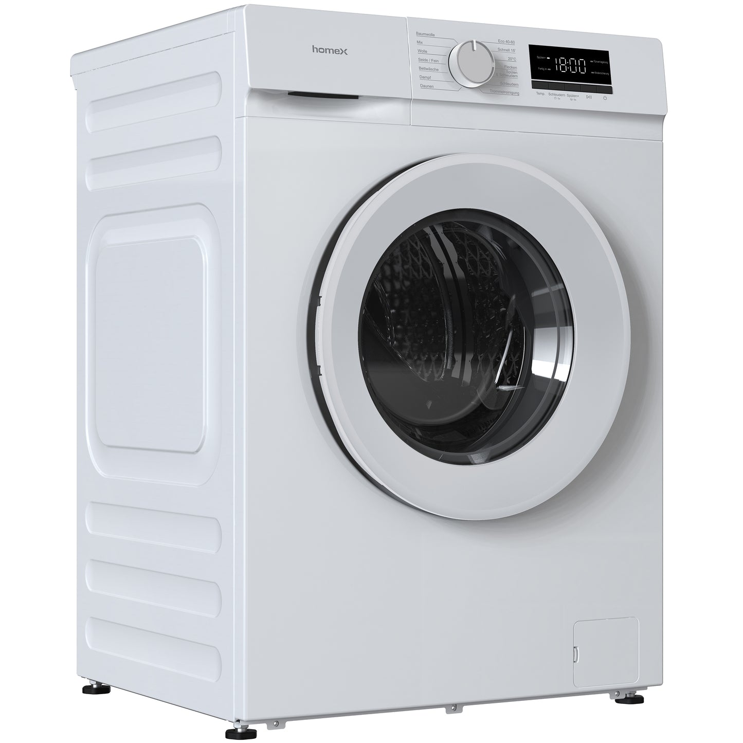HOMEX WF610K1A-W Waschmaschine 6 kg  Energieeffizienzklasse A  1000 U/Min Slim 39 cm