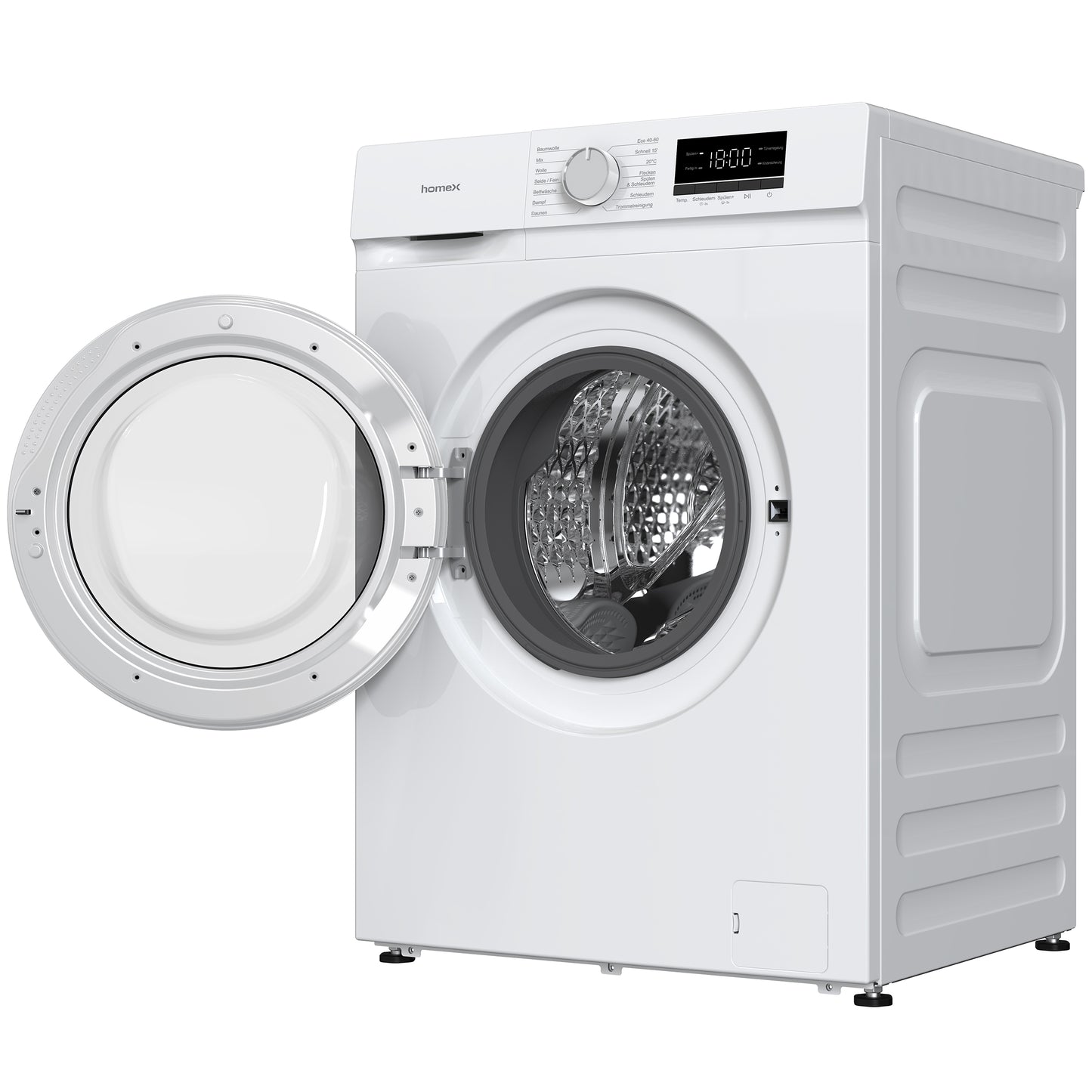 HOMEX WF610K1A-W Waschmaschine 6 kg  Energieeffizienzklasse A  1000 U/Min Slim 39 cm