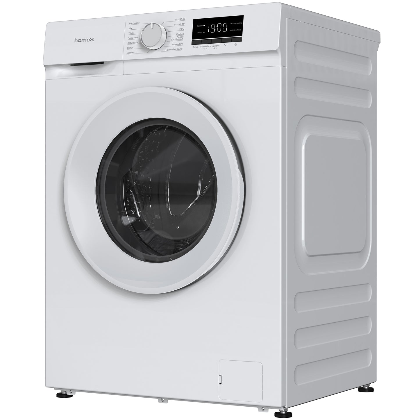 HOMEX 8 kg Waschmaschine Energieeffizienzklasse A  1200 U/Min. WF812K1A-W