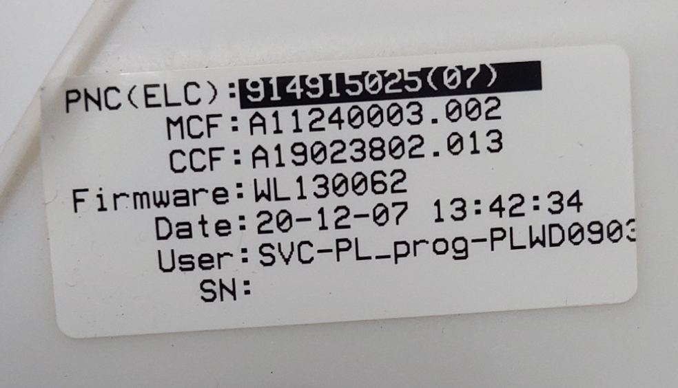 #C2 AEG Electrolux Elektronik 073914915025071 Modul 91491502507