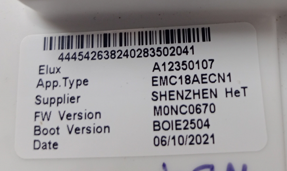 #C2 AEG Electrolux 91312364201 Elektronik Modul Inverter 140112864164 140112864222 444542638240283502041 A12350107 EMC18AECN1 Shenzhen HeT M0NC0670 BOIE2504