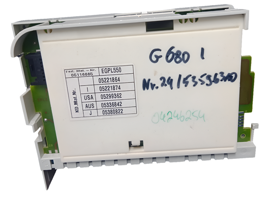 #E8 Miele G680I Elektronik Modul 05116665 EGPL550 05221864 05221874 05299362 05336842 05380822 Nr. 24 53596310 04246254