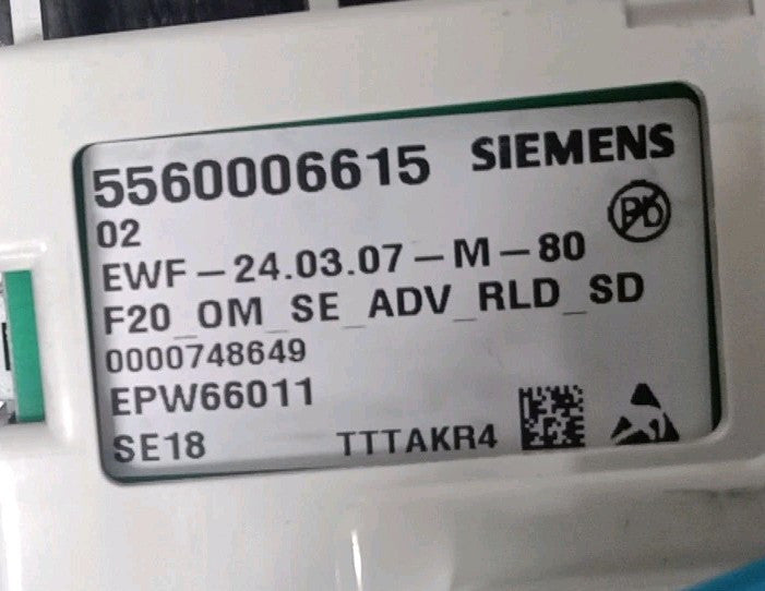 #E7 Bosch Siemens WM16S740/04 00663171 Elektronik Modul