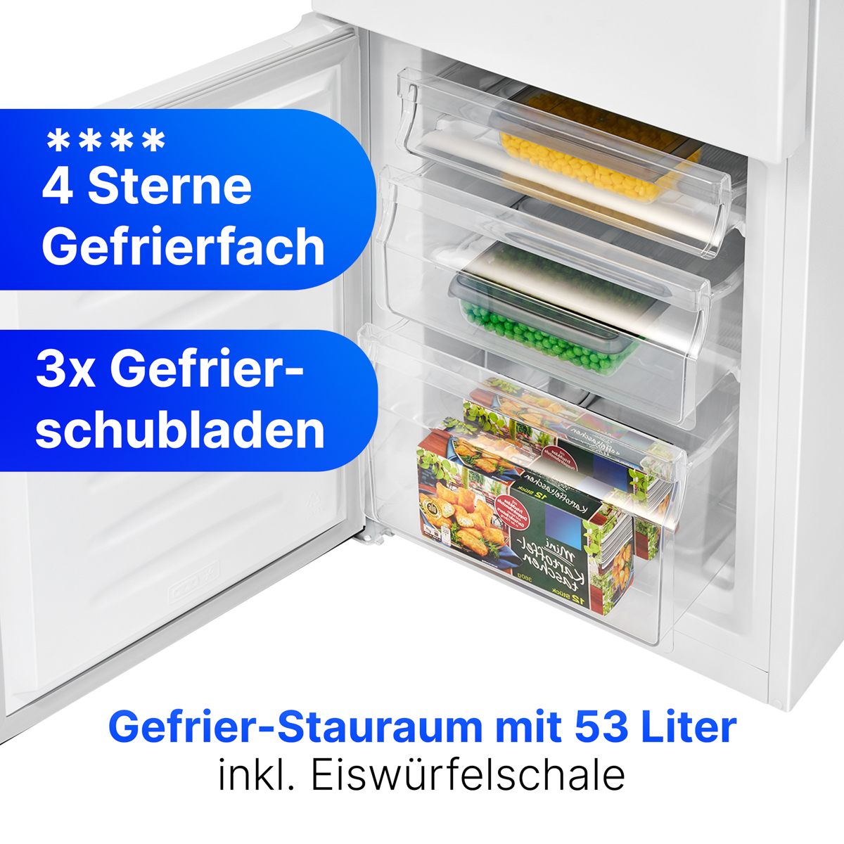 BOMANN KG 322.1 weiß Kühlgefrierkombination 143 cm