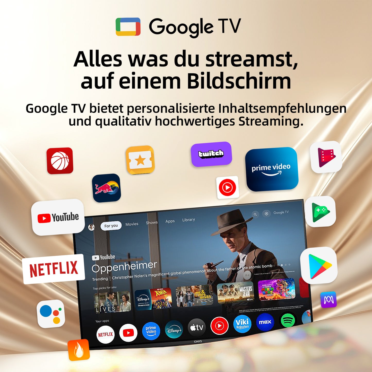 Chiq Full HD Google Smart TV 32 Zoll