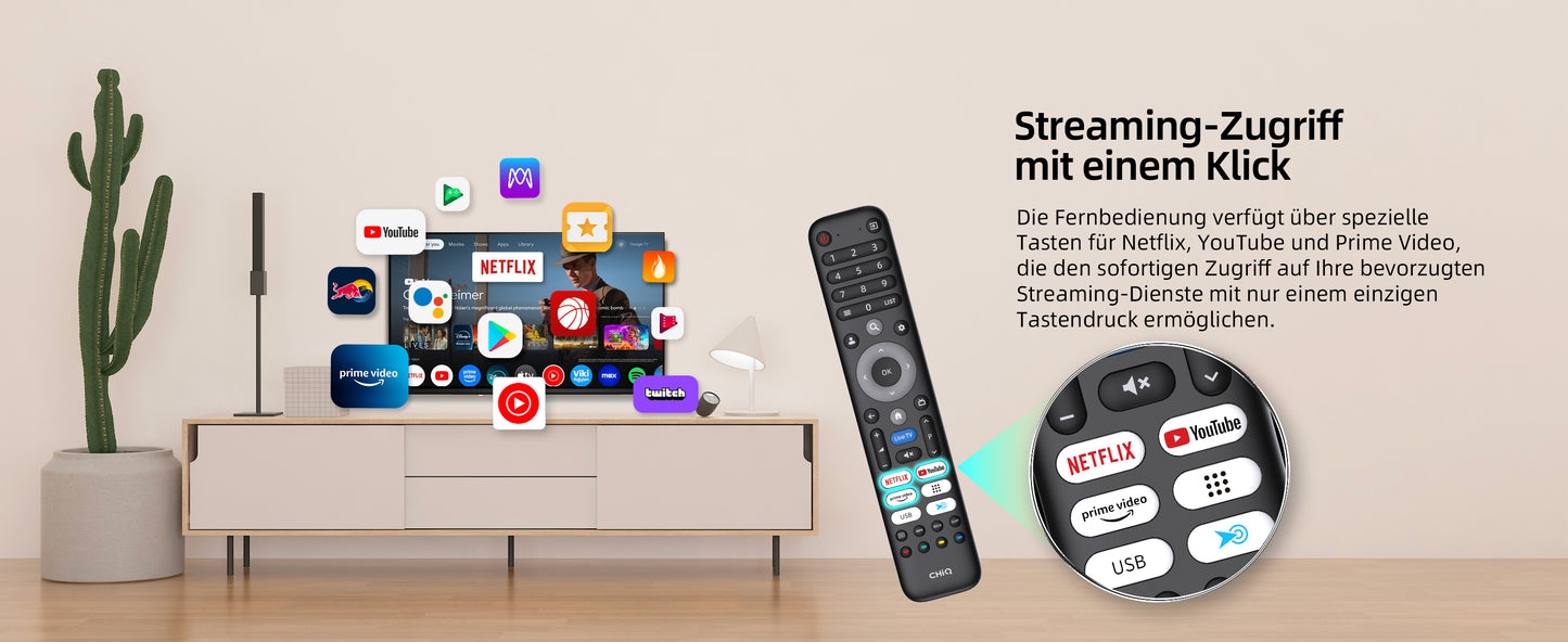 Chiq Full HD Google Smart TV 32 Zoll