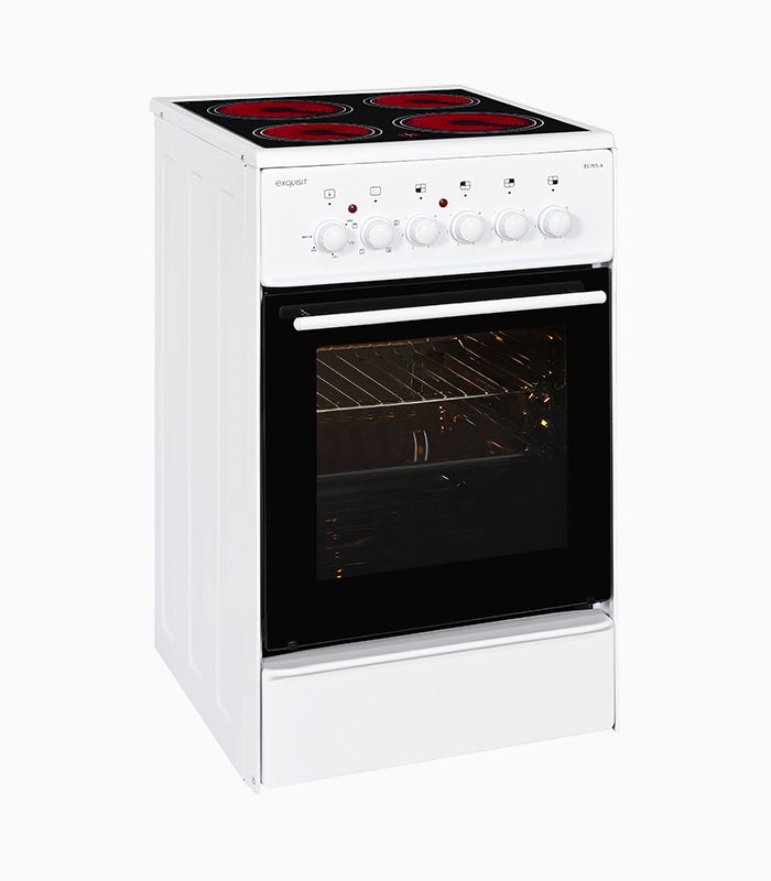 Standherd mit Ceranfeld GGV EXQUISIT ECM 5-4.1 Elektrostandherd Backofen