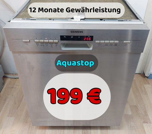 ⭐️Siemens Edelstahl Einbau Spülmaschine mit Aquastop Geschirrspüler 💎 Refurbished