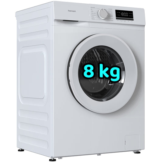 HOMEX 8 kg Waschmaschine Energieeffizienzklasse A  1200 U/Min. WF812K1A-W